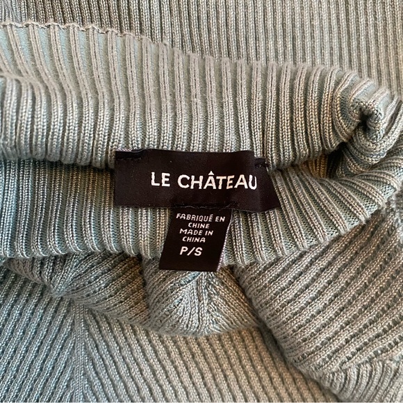 Mock-Neck Short-Sleeve Sweater by Le Château - Picture 3 of 5